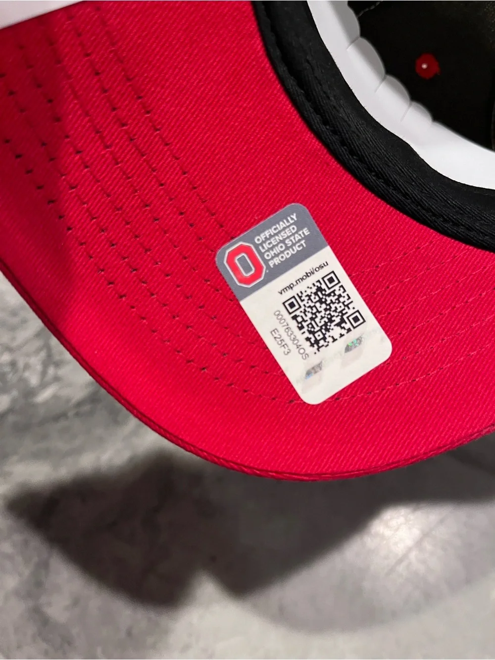 NWT! '47 Adult Ohio State Buckeyes Red Arid Adjustable Trucker Hat!